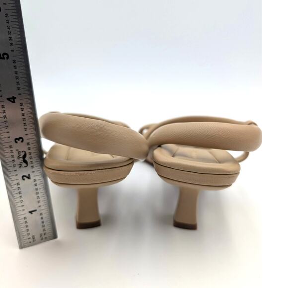 Vince Coline Slingback Padded Leather Sandals Women's Blonde Size US7M EU37 - Picture 5 of 12